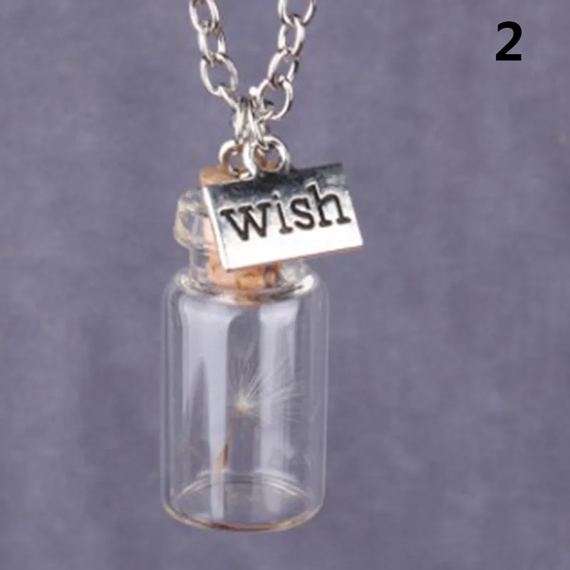 1 шт. ожерелье цепочка Одуванчик Кулон стекло украшения для женщин леди CX17 |