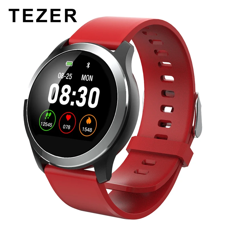 Tezer Z03 ЭКГ PPG умные часы с электрокардиографом экг дисплей, Холтер ЭКГ монитор сердечного ритма кровяное давление smartwatch