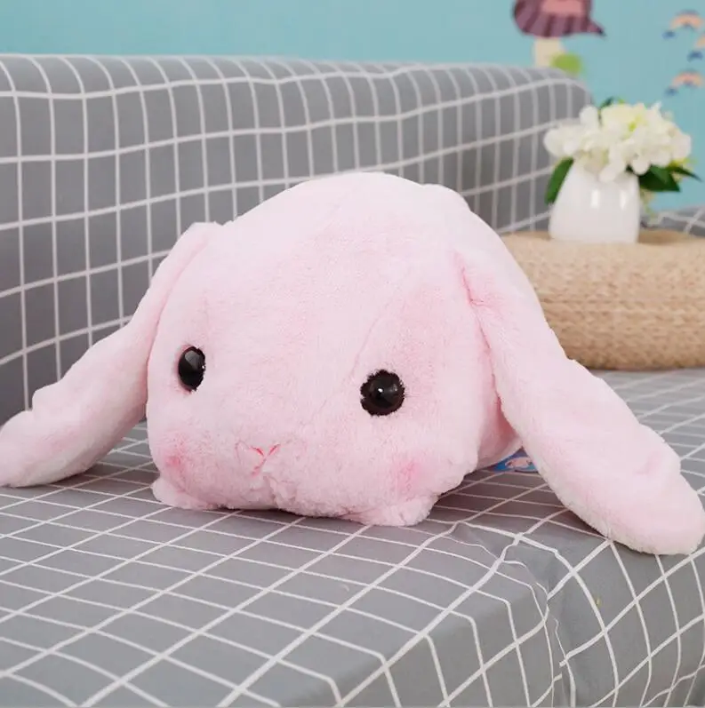 Japanese Long Ears Rabbit Plush Pillow Stuffed Soft Big Head Toys Dolls Kawaii Amuse Lop Toy Doll Kids Girl LT-8 | Дом и сад