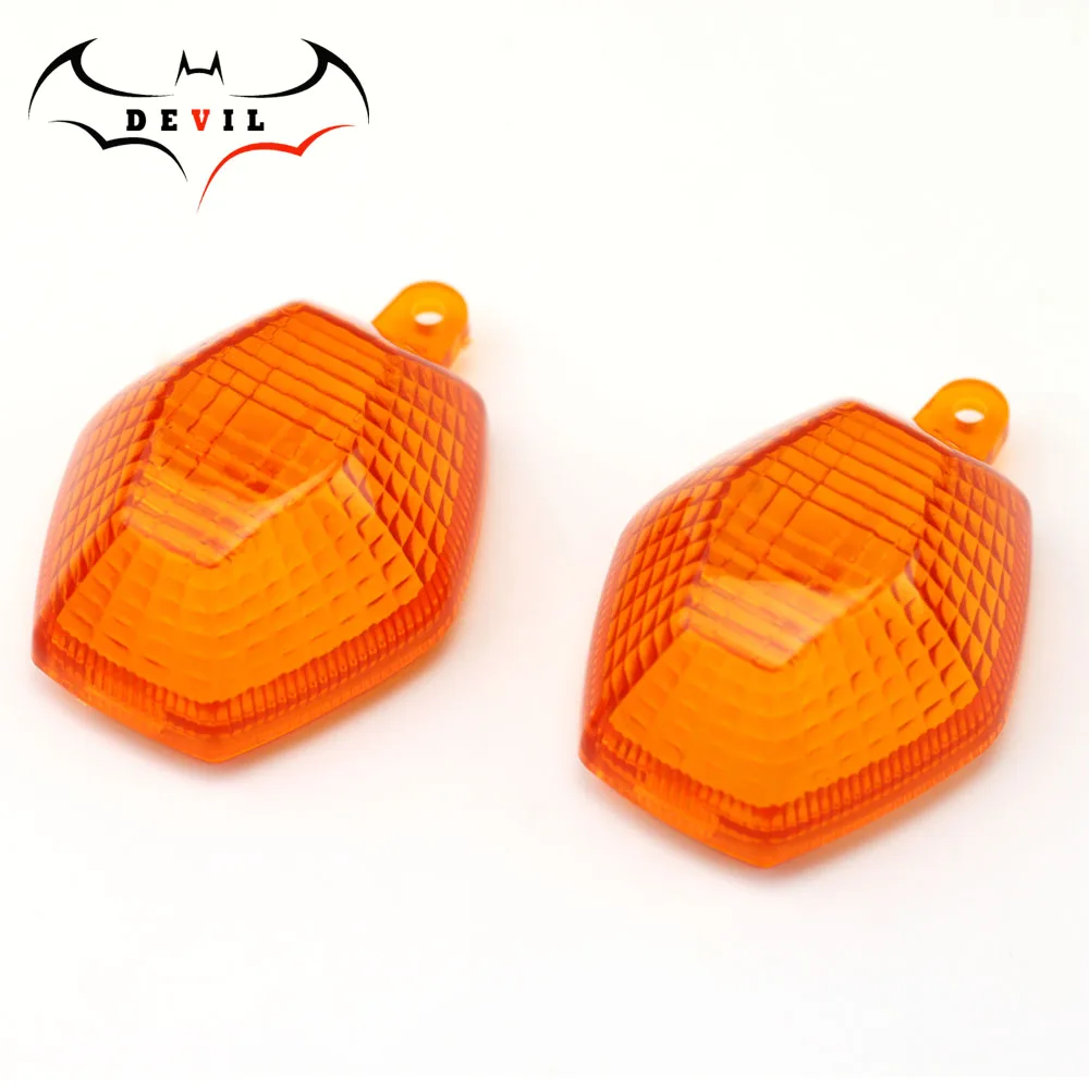 Amber Указатель поворота индикаторная линза для SUZUKI DL650 v-strom 2004-2011/DL1000 2006-2012 мотоциклетные передние/задние DL 650/1000 - Цвет: Amber