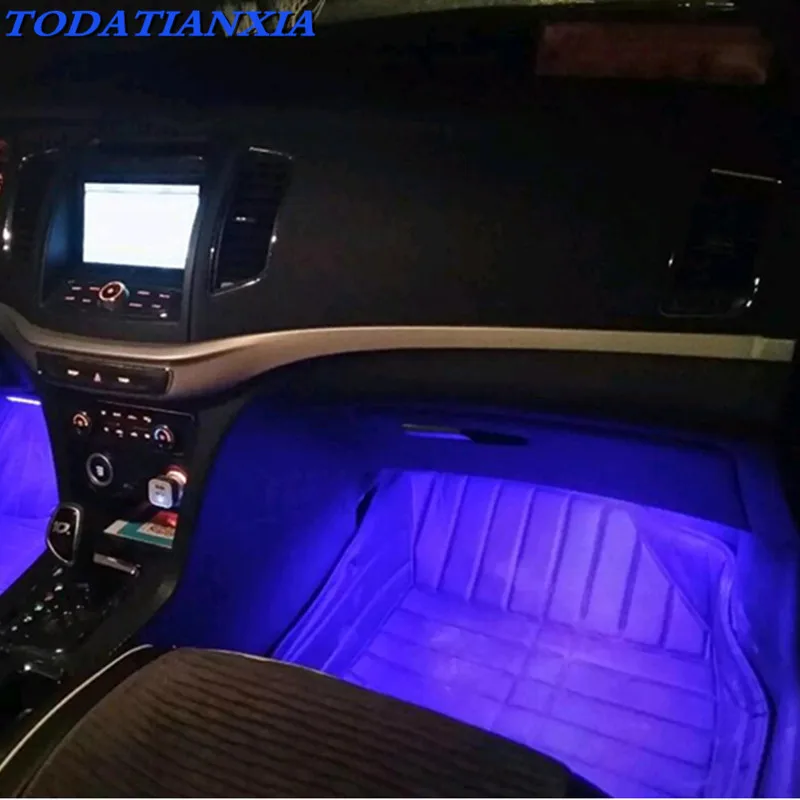 Декоративный светодиодный светильник для салона автомобиля jeep renegade wrangler grand cherokee
