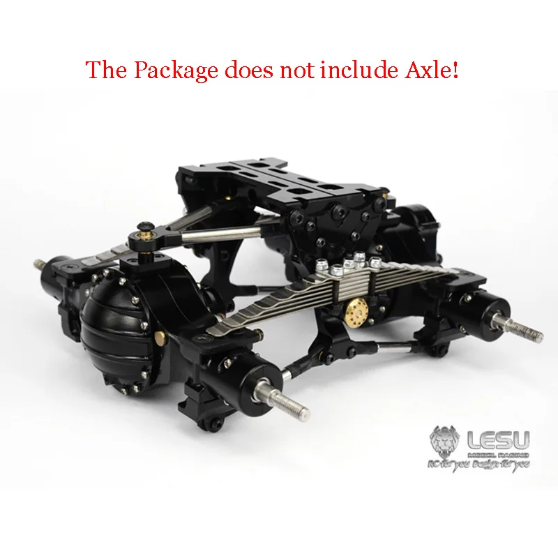 LESU X-8002-A металлическая задняя подвеска Набор для 1/14 Tmy RC грузовик оси DIY Модель TH02086