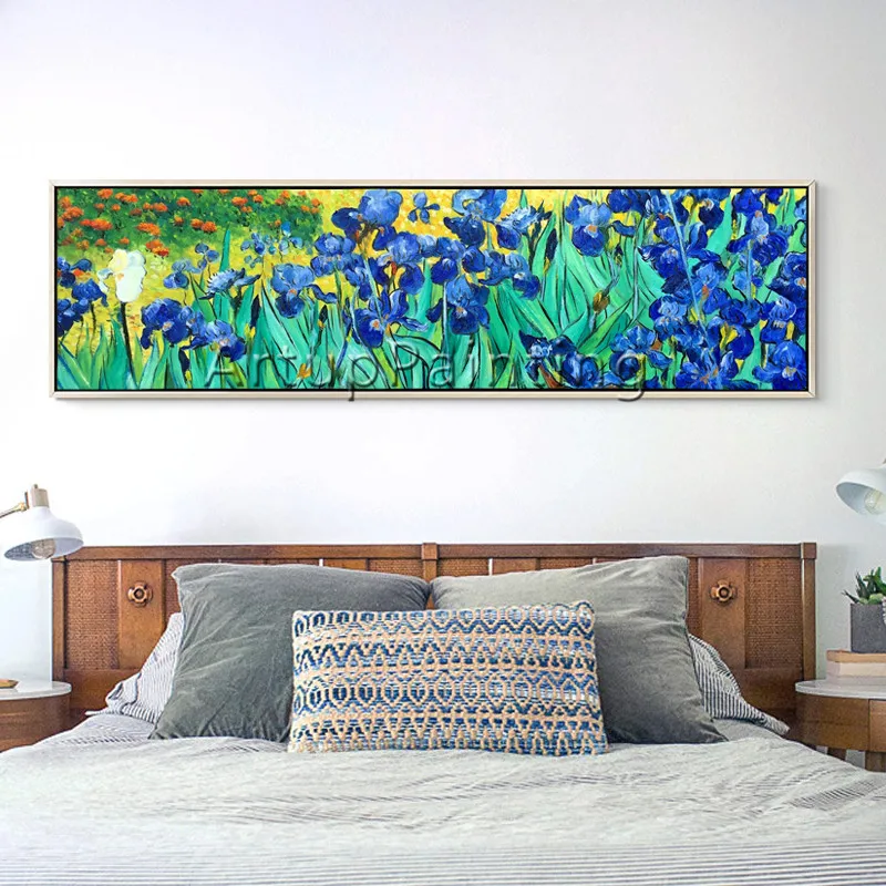 Репродукция картины на холсте "Ручная роспись" ван Гога для гостиной, спальни, дома, винтажная декоративная живопись.