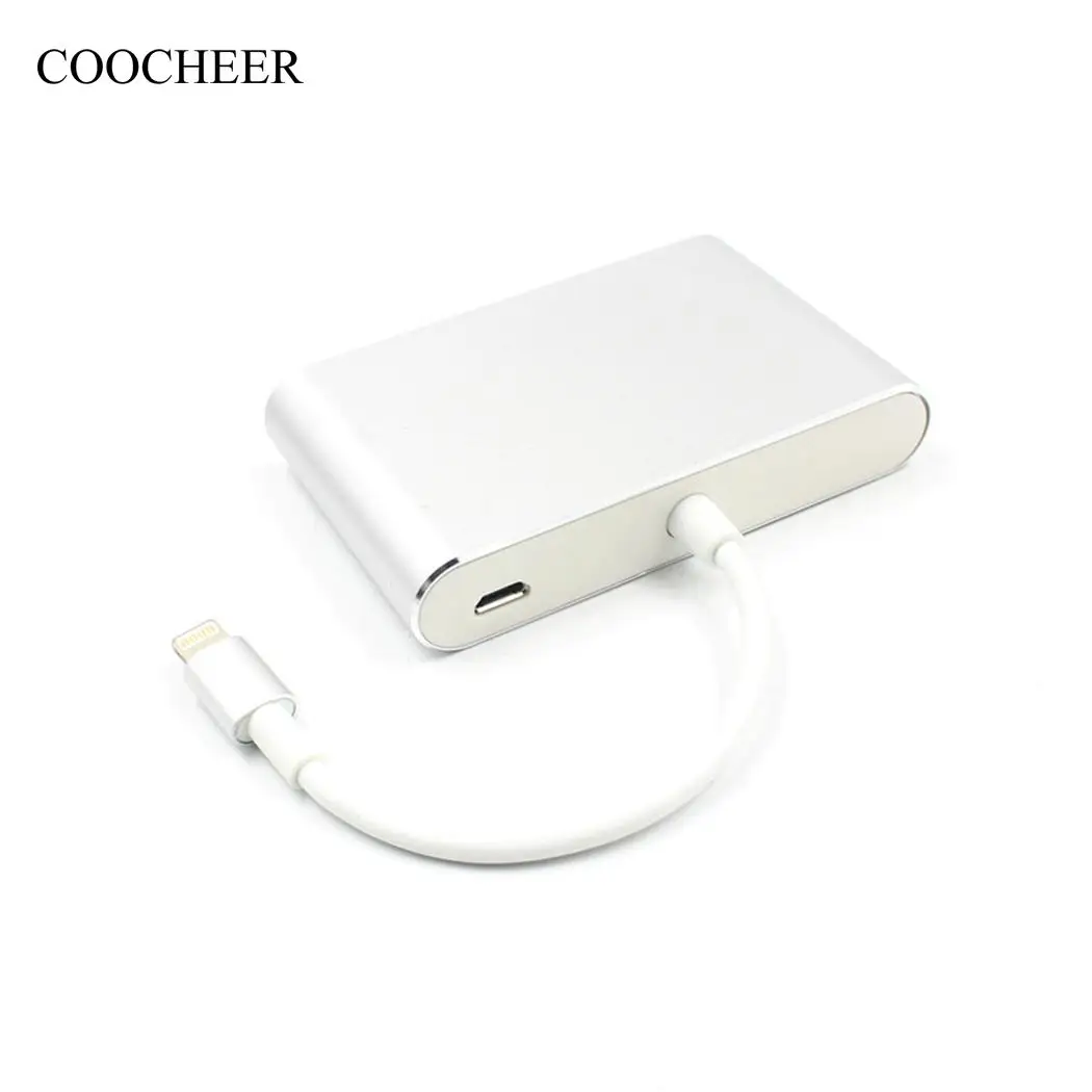 Мульти av адаптер для наушников интерфейс ipod Digital Lightning HD iphone VGA|Кабели VGA| |