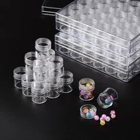 1 set plastic beads storage containers clear storage container carrying cases bottlesbottle26x29mm30pcsset16x13 5x3 5cm