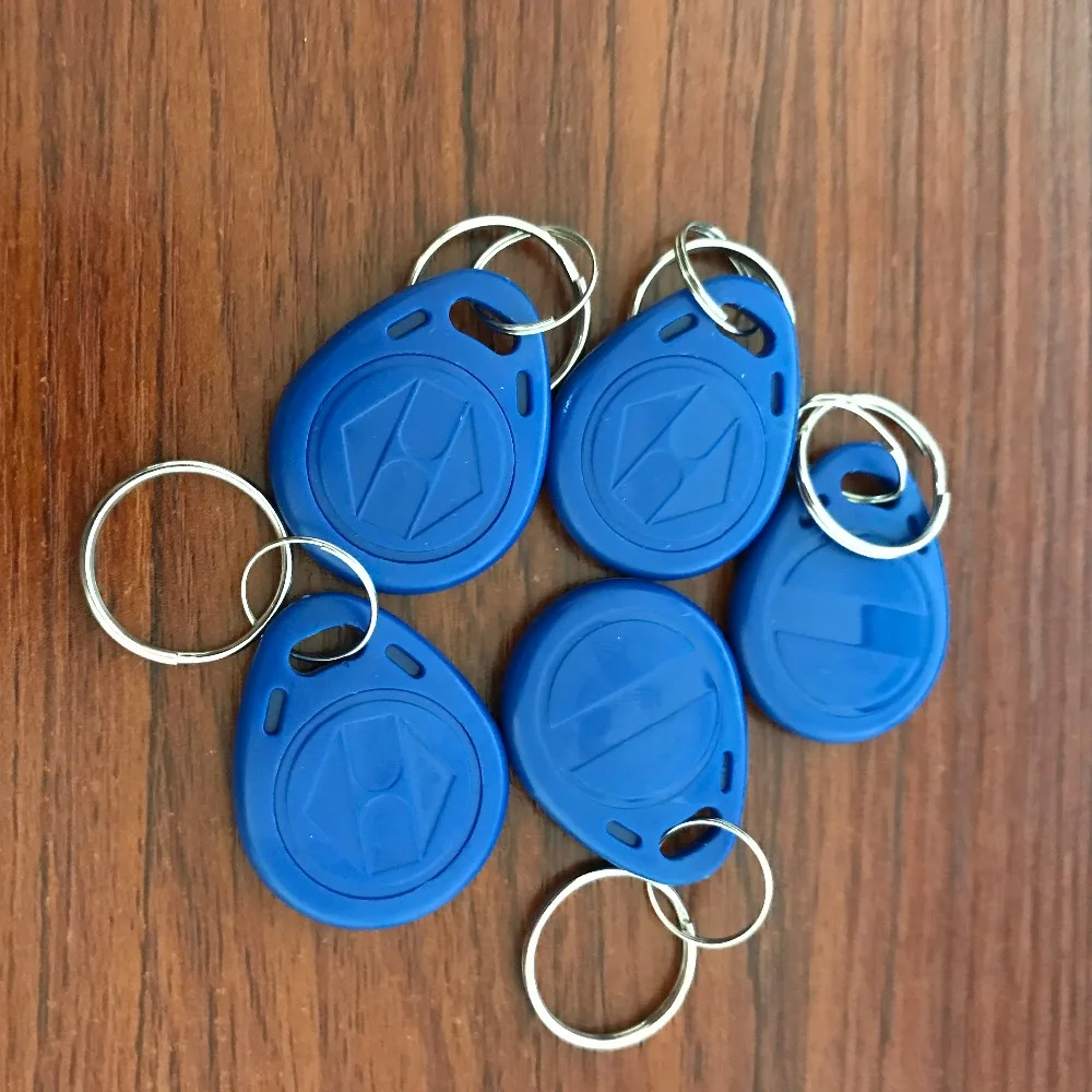 5 шт./лот T5577 копия перезаписываемых брелков RFID Метка кольцо для ключей карта 125