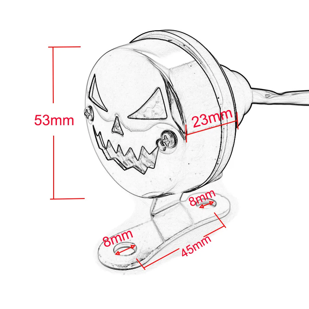 Задний фонарь мотоциклетный 12 В черный/хромисветодиодный|light for|motorcycle 12vmotorcycle
