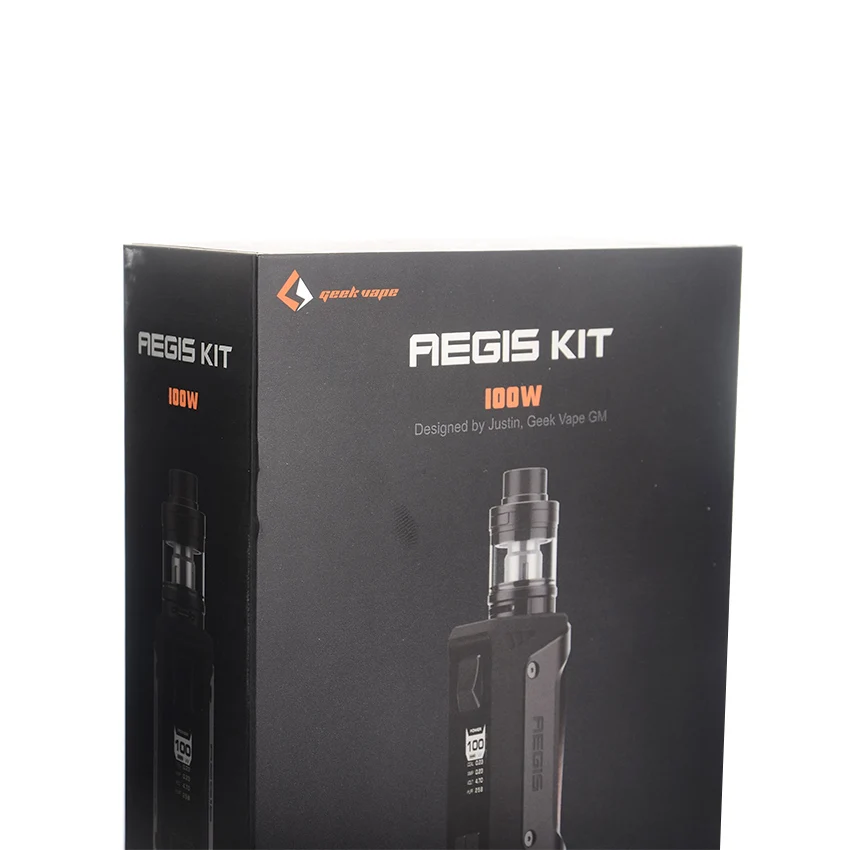Оригинальный GEEKVAPE Aegis комплект 100 Вт поле Mod и 4 5 мл электронная сигарета бак