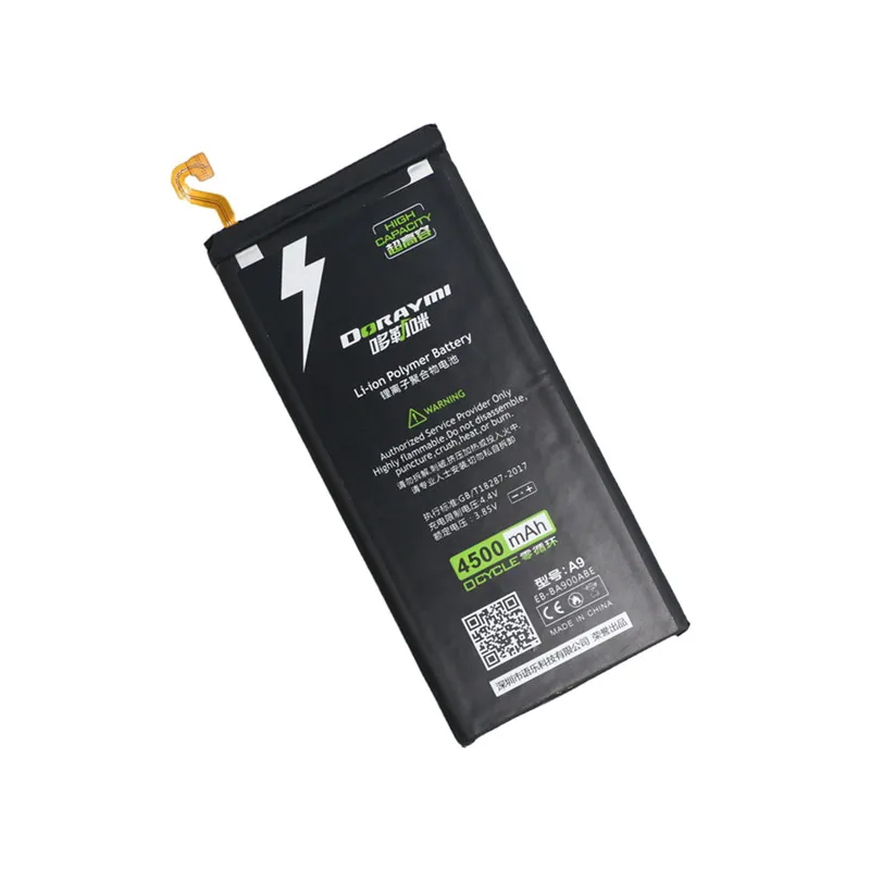 DORAYMI EB-BA900ABE Battery for Samsung Galaxy A9 A900 A9000 A9100 Phone 4500mAh Batteries Replacement Bateria | Мобильные телефоны