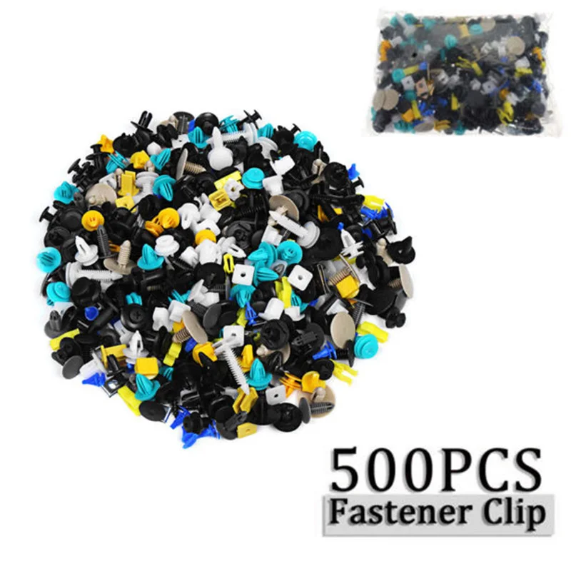500 шт. автомобиль внедорожников универсальная клипса обшивки панели двери крепеж