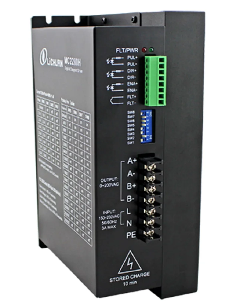 Двухфазный гибридный Драйвер шагового двигателя NEMA42 DSP AC220 в 5 9 а MC2280H|stepper motor