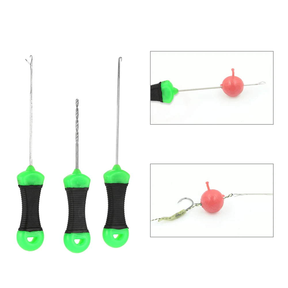 Игла для приманки бурильщик из нержавеющей стали 3 шт.|Рыболовные снасти| |