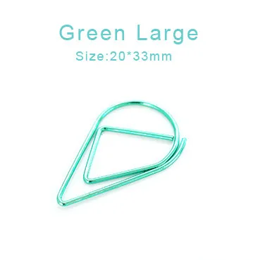 big 30pcs green 25 мм/50 шт. бумажные зажимы, офисная бумага для органайзера, держатель бульдога, зажим для фото, держатель, зажим, розовое золото, офисные принадлежности - Цвет: big 30pcs green