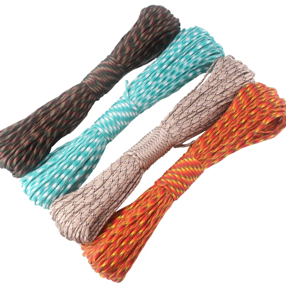 1000FT Паракорд 550 парашютный шнур веревка Cuerda Escalada 7 нитей Открытый Campling Survival Paracord 252