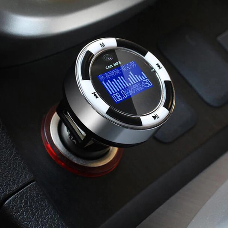 Jinserta Автомобильный MP3 плеер Беспроводной fm передатчик OLED карты памяти