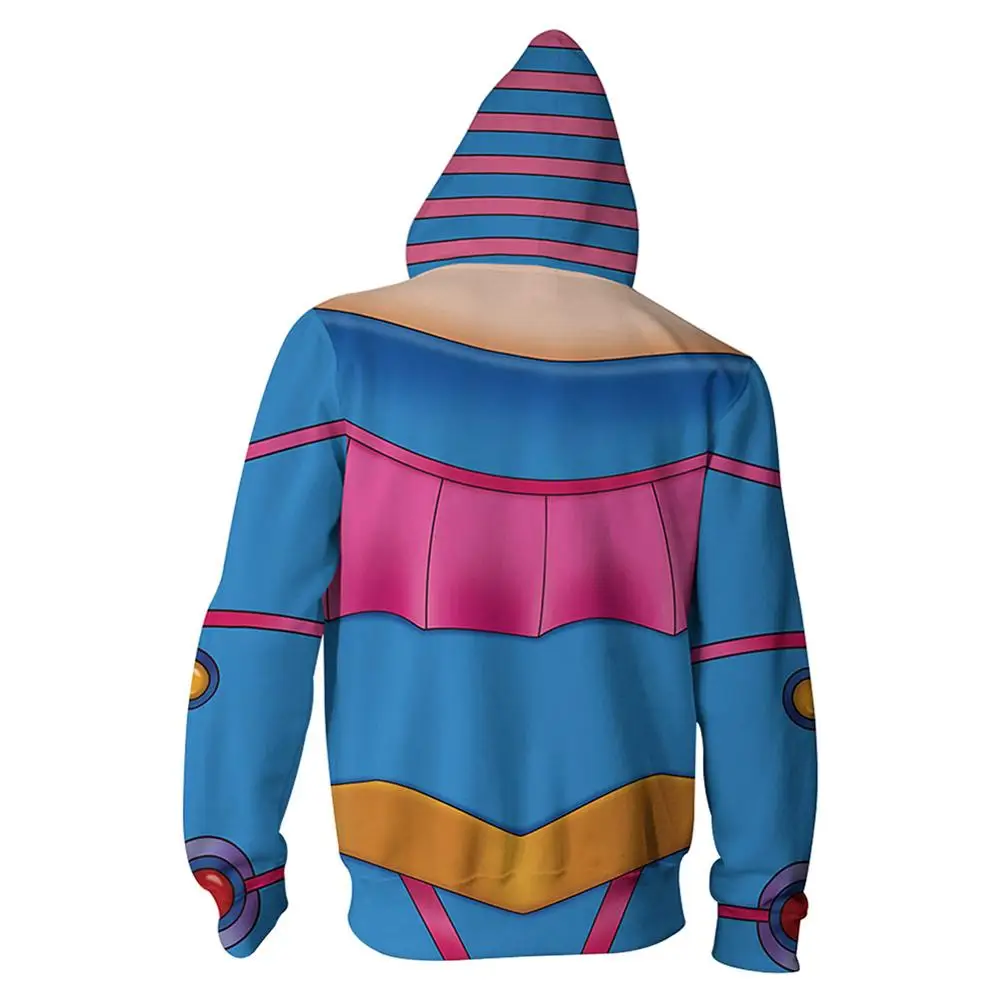 

Duel Monsters Cosplay Costume 3D Print Zipper Hooded Sweatshirts Men Women Jackets Coat