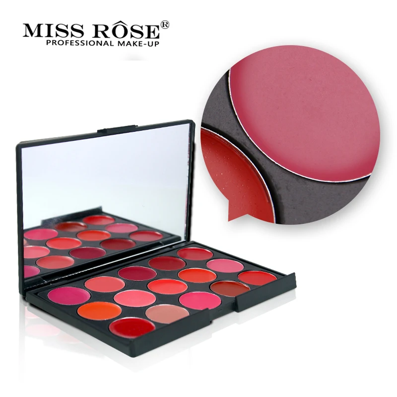Матовая помада MISS ROSS водостойкая многоцветная палитра 15 цветов |