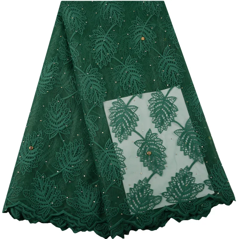 

Gold Color African Rhinestones Milk Silk Lace Fabric 2019 High Quality French Net Lace With Beads For Wedding Dress S1443