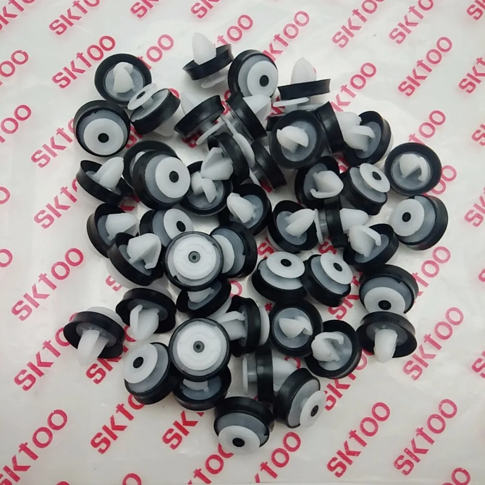 SKTOO 100PCS for Citroen C5 Peugeot 307 206 508 door trim panels snaps Door panel clips lined | Автомобили и мотоциклы