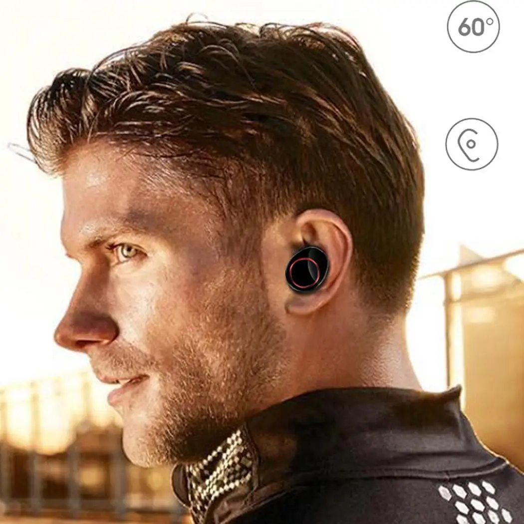 Беспроводные наушники вкладыши Bluetooth 5 0 гарнитура с 4000 двусторонними стерео мАч