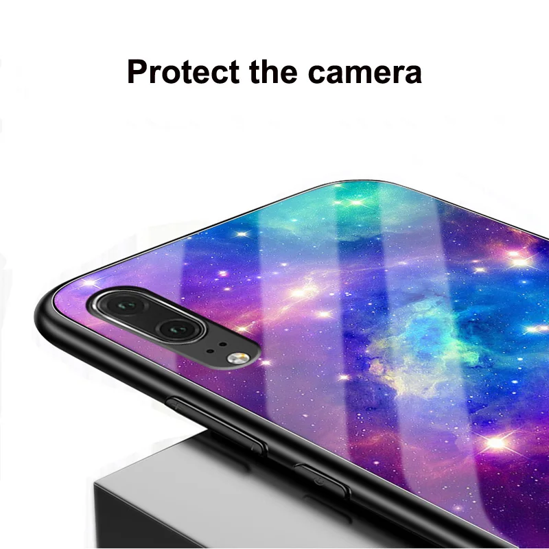 5 8 &quotчехол для Huawei P20 wolf lady закаленное стекло силиконовая рамка Жесткий Чехол P 20