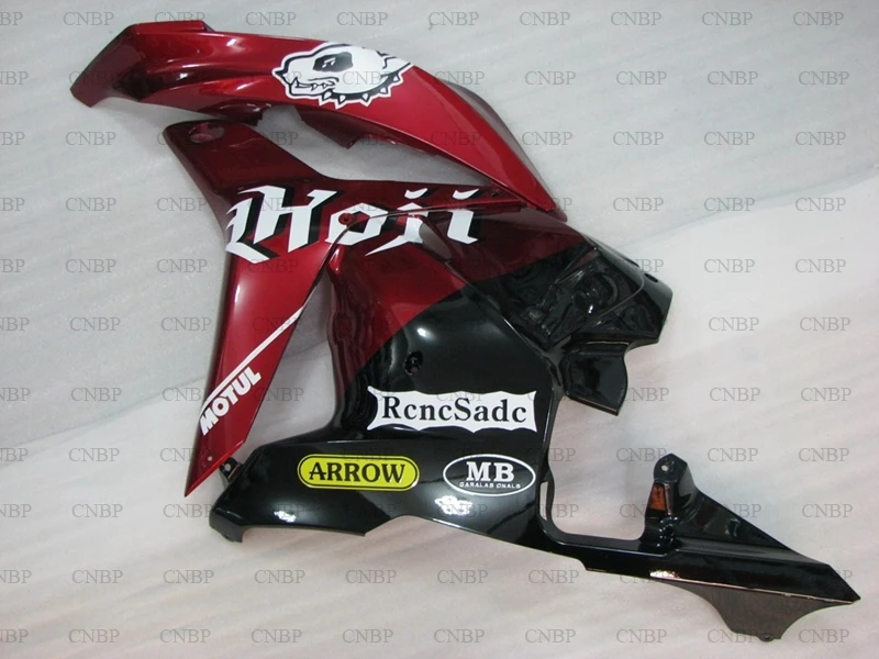 Обтекатель для мотоцикла CBR600 RR 09 10 Honda CBR600RR 2009-2012 жемчужно-красный 6 комплектов