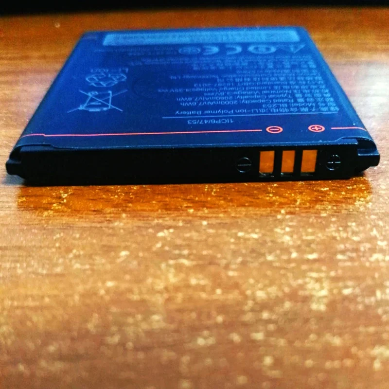 

Original BL253 2000mAh 3.8V Li-ion Battery For Lenovo A2580 A2860 CellPhone New With Tracking Number