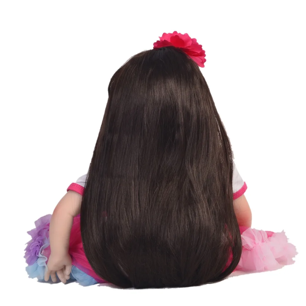 KEIUMI Princess 22 дюйма кукла для новорожденных ткань Реалистичная милая Детская
