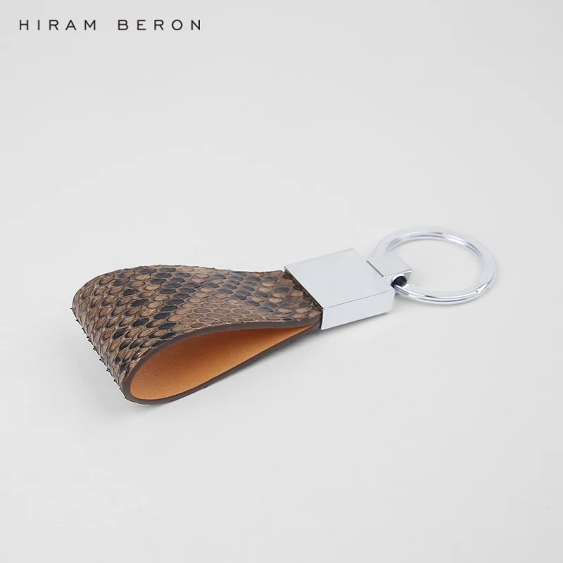 Вешалка для ключей Hiram Beron органайзер в виде змеиной кожи подлинный мужской
