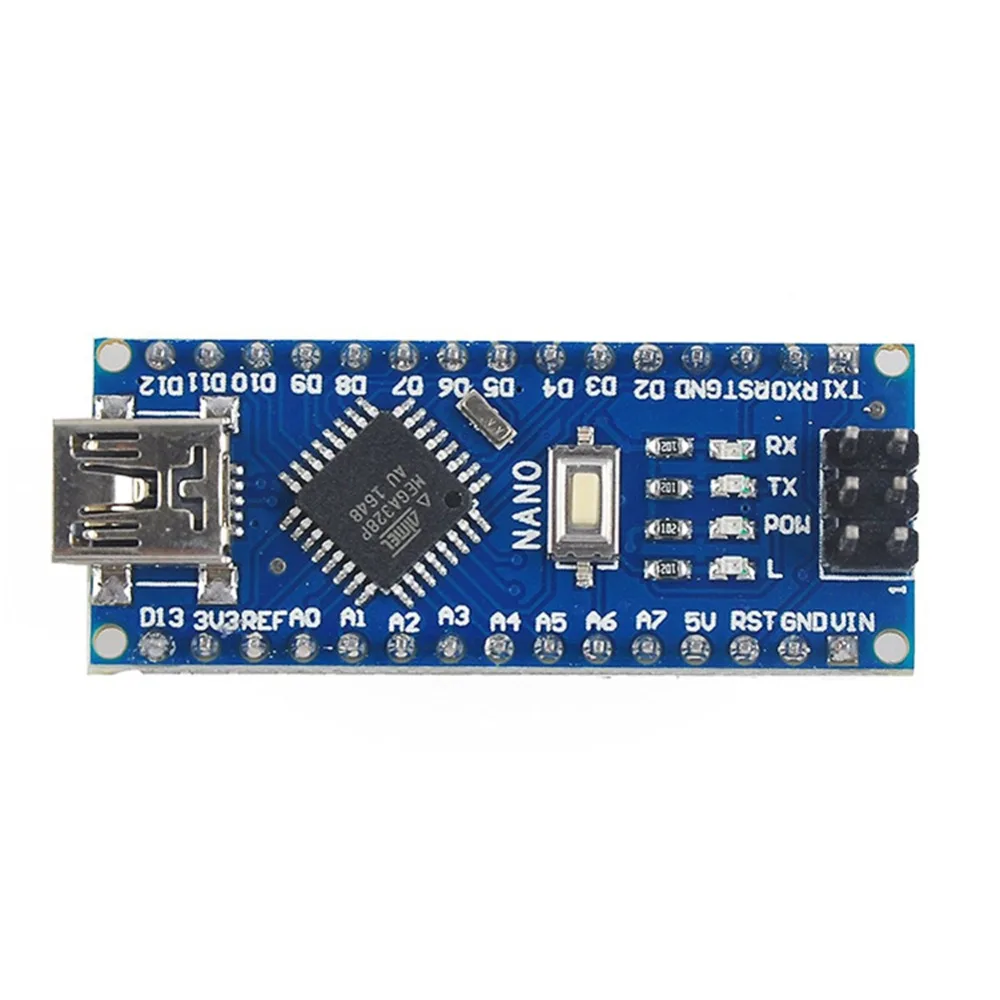 20 шт. Новинка для контроллера arduino Nano V3.0 ATMEGA328P ATMEGA328 оригинальный CH340 + USB-кабель
