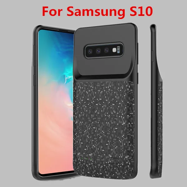 S10 4700mAh Для samsung Galaxy S10 плюс S10 S10E Батарея Зарядное устройство Дело 4700 mAh Портативный Extenal Мощность банк Батарея чехол для samsung S10 крышка - Цвет: S10 4700mAh