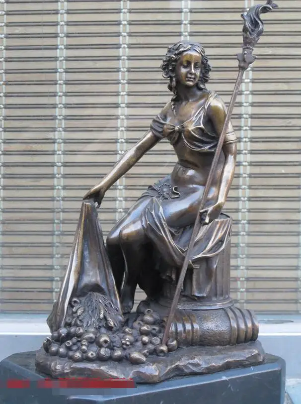 Западная греческая Художественная Скульптура Деметра леди справедливости