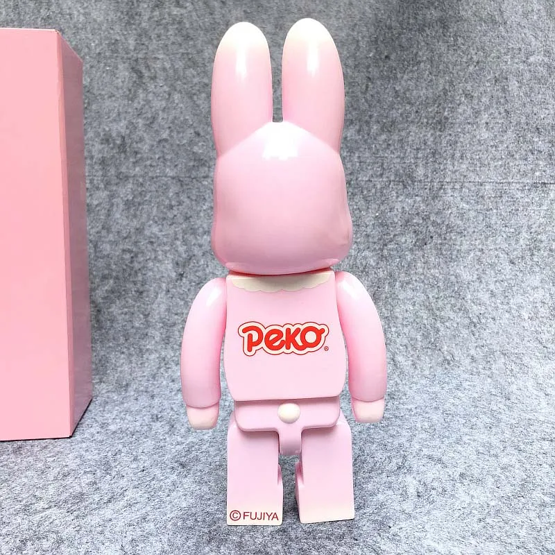 Виниловая кукла 400% Bearbrick Be @ rbric розовый кролик молочная пека коллекционная