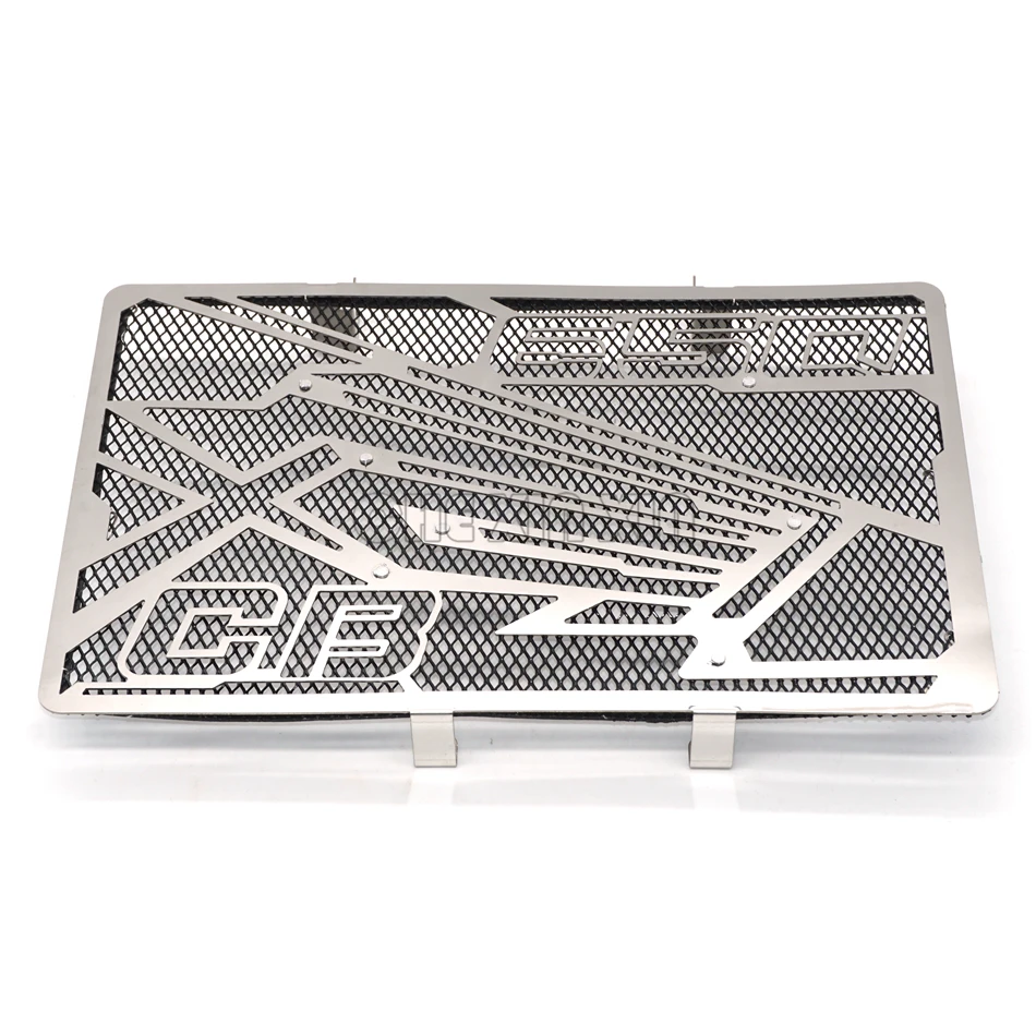 Мотоциклетный Двигатель решетка радиатора Защитная крышка серебристого цвета