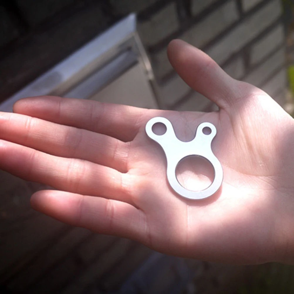 3 отверстия выживания нержавеющая сталь узел для лагеря Пряжка многоцелевой CNC