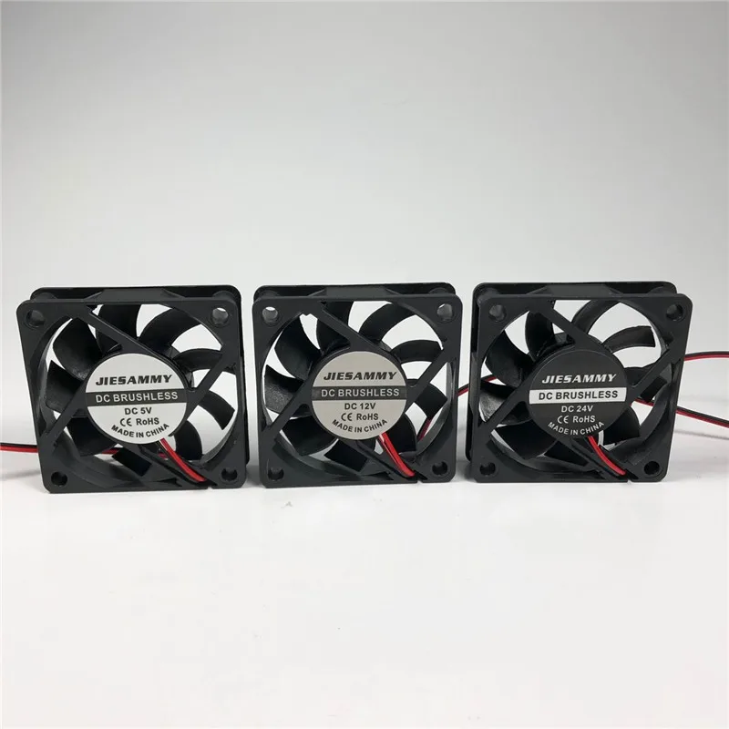 Кулер для процессора 60 мм вентилятор 12 в 24 В 5 USB slient 0.06A 3800 об/мин 6 см компьютер