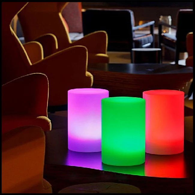 10 шт. светодиодная настольная лампа с пультом ДУ 16 цветов | Лампы и освещение