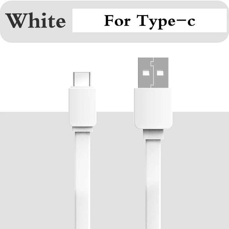 Классический usb-кабель GUSGU для iPhone XS Max 8 7 6 S, зарядный кабель для samsung huawei Xiaomi, зарядный кабель type-c Micro USB - Цвет: White type-c