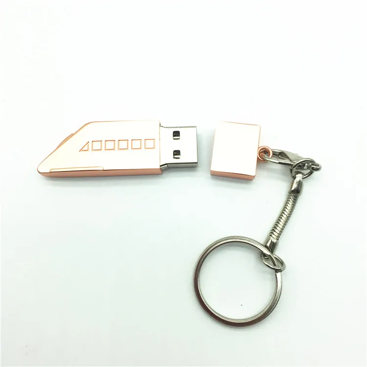 Высокоскоростной USB 3 0 Металлический флеш накопитель в форме головки поезда