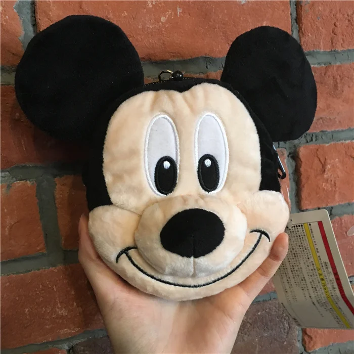 Mickey Mouse Милый 3D мультфильм Ститч чип и Дейл Дональд Дак Мэри Чеширский кот плюшевая сумка через плечо маленькие сумки через плечо детское Портмоне Кошельки - Цвет: Mickey Mouse