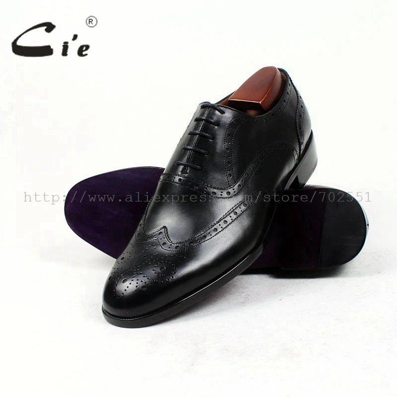 Cie/броги с круглым носком на заказ мужская обувь ручной работы из натуральной