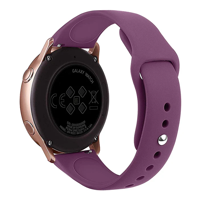 Фиолетовый Для Garmin Forerunner 245 ремешок 20 мм смарт часы ремешок для Garmin Forerunner 245/Vivoactive 3 часы браслет - Цвет: Фиолетовый