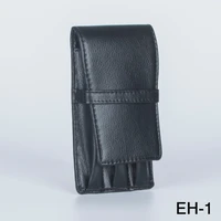 high quality leather pencil bags black business luxury pen bag holder for book office accessories leather pencil bag