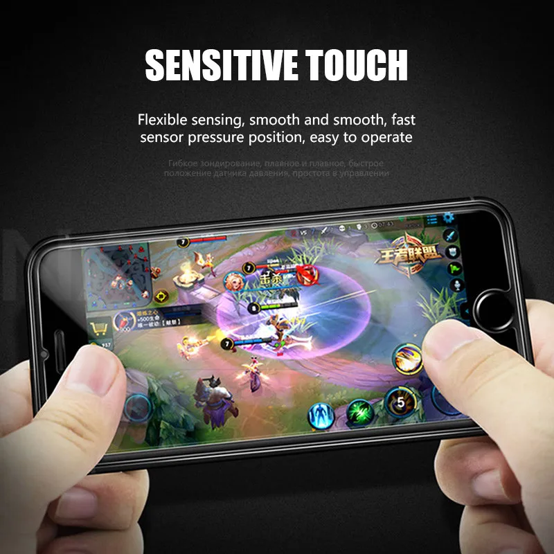 9H закаленное стекло для iPhone 6S 6 Plus 7 8 аксессуары Защитное 5 S SE 4 защита