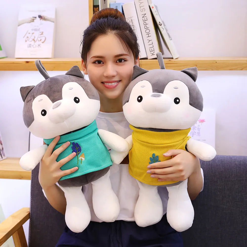

Cute Husky Boy Plush Toy Children Pillow Big Cute Girl Birthday Gift Doll