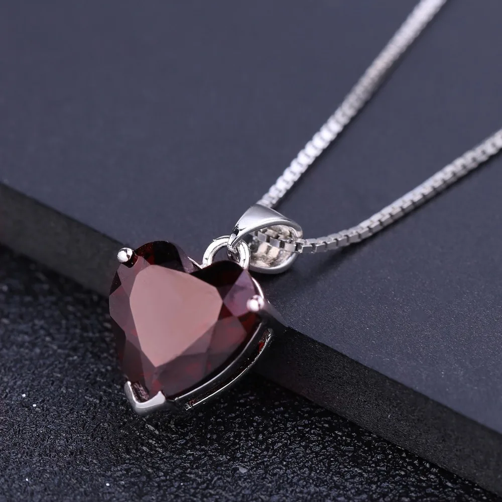 Женский балетный кулон gemb's 4.05Ct натуральный гранатовый камень ожерелье с