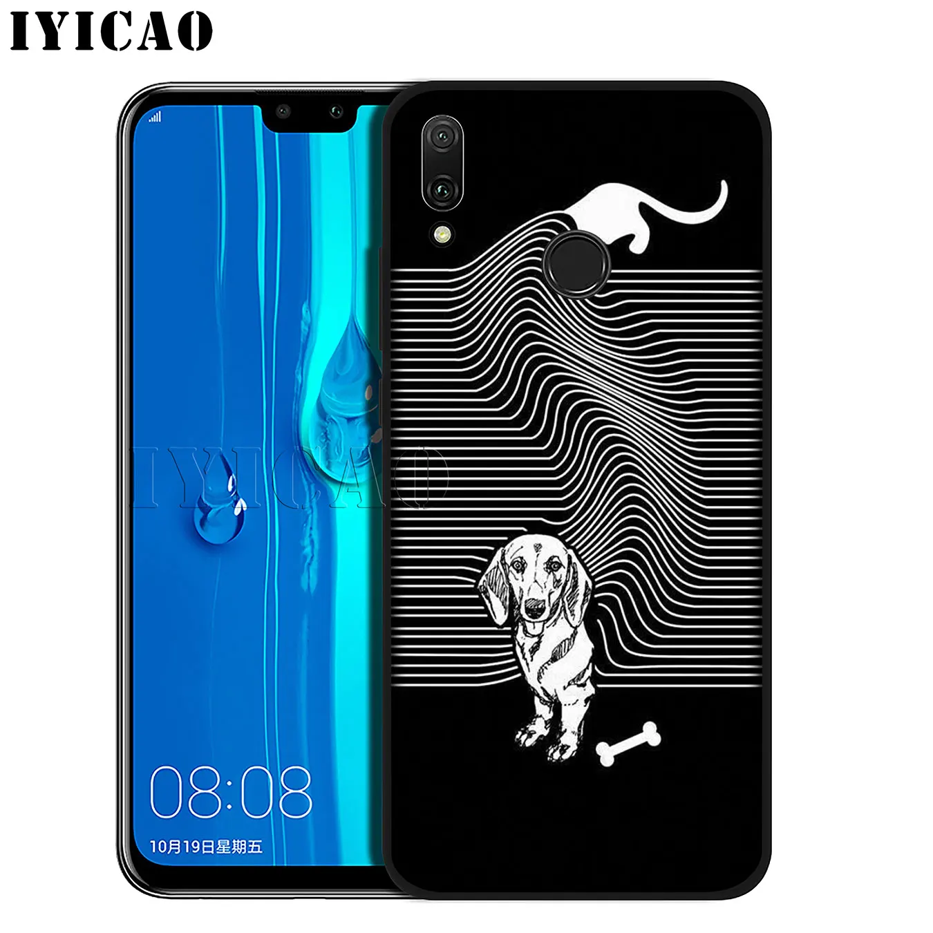 IYICAO Animals cute Dogs Dachshund Soft Phone Case for Huawei Mate 30 20 10 Pro Nova 5I 5T 5 4 4E 3i 3 2i Lite Smart |
