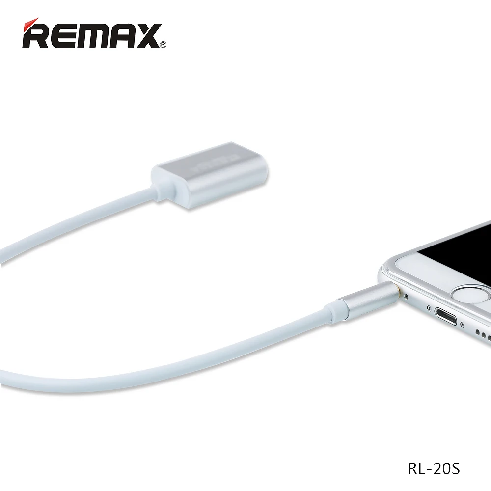 Remax Один Разделить на Два 3.5 мм AUX Кабеля Подключите Аудио Провода разъем для iPhone