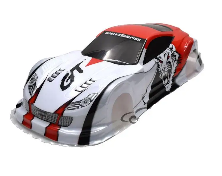 Ewellsold 1/10 RC запчасти для автомобилей 1/10 RC гоночный автомобиль на дороге Дрифт Окрашенный корпус из ПВХ несколько вариантов 94122