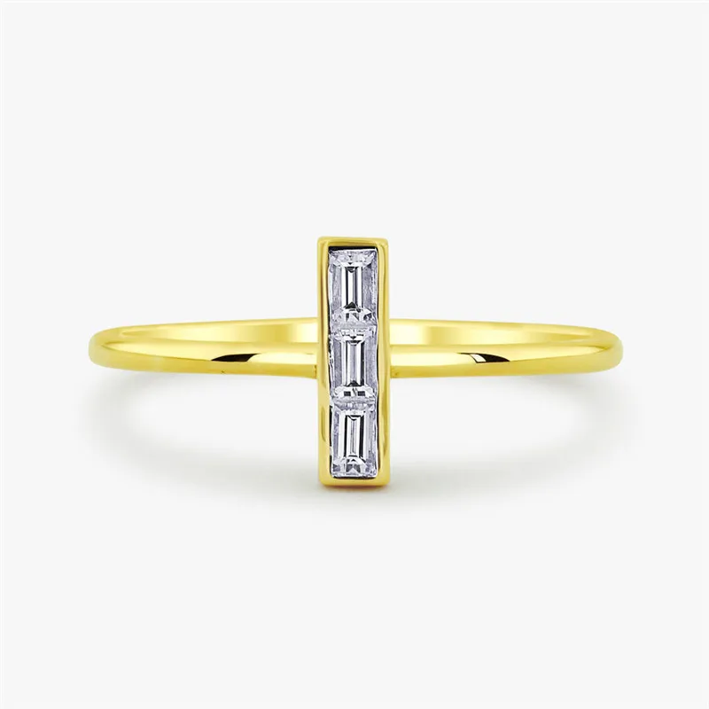 GS кольца из нержавеющей стали для женщин геометрические австрийский циркониевый